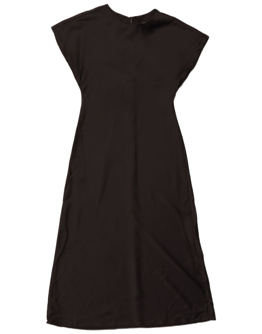 Vestito lungo da donna Zara UK 12 poliestere nero medio