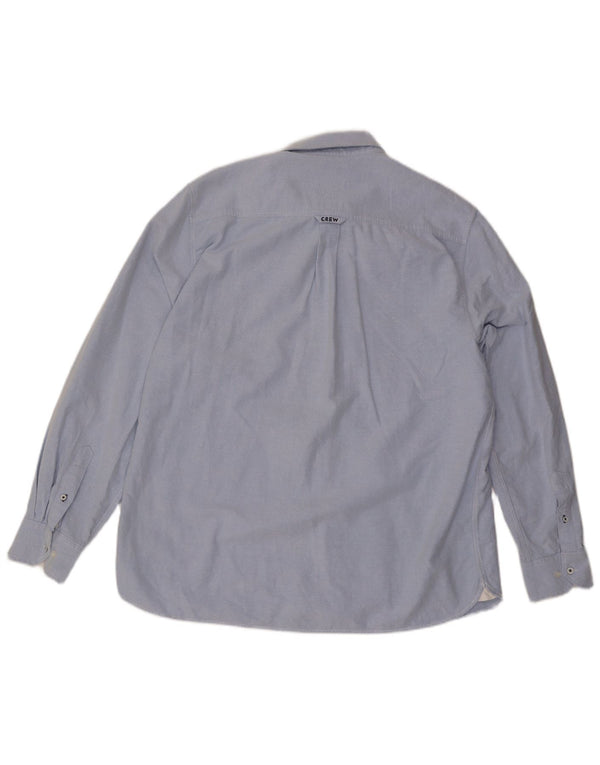 Crew Clothing Camicia da uomo dalla vestibilità classica 2XL in cotone blu