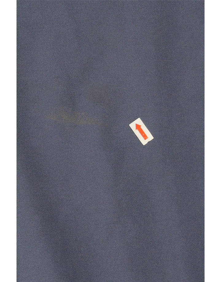 Giacca da ginnastica da uomo Adidas grande in poliestere blu navy