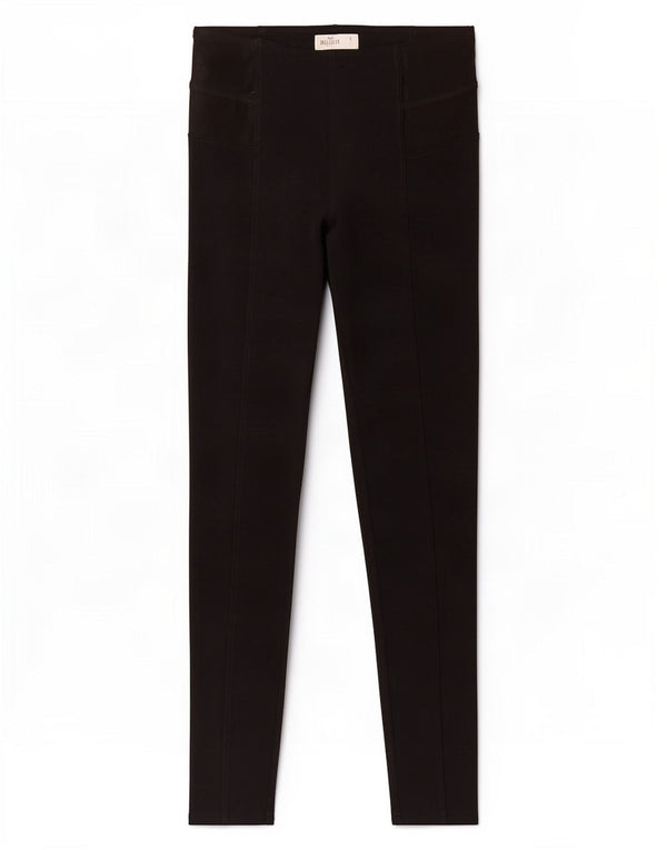Leggings Hollister da donna UK 10 piccoli in cotone nero