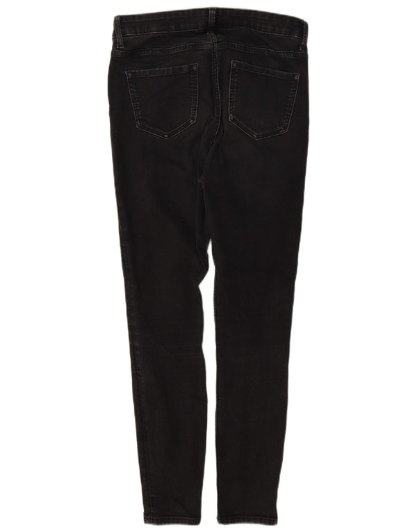 Jeans skinny da donna Marks & Spencer UK 10 piccoli W26 L27 cotone grigio
