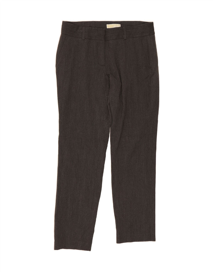 MICHAEL KORS Womens Slim Chino Trousers US 8 Medium W32 L30 Grey Polyester Vintage Michael Kors and Second-Hand Michael Kors from Messina Hembry 