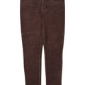 ARMANI Womens Slim Corduroy Trousers W28 L30  Brown