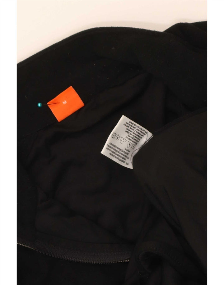 Giacca in pile da donna Hugo Boss UK 14 poliestere nero medio