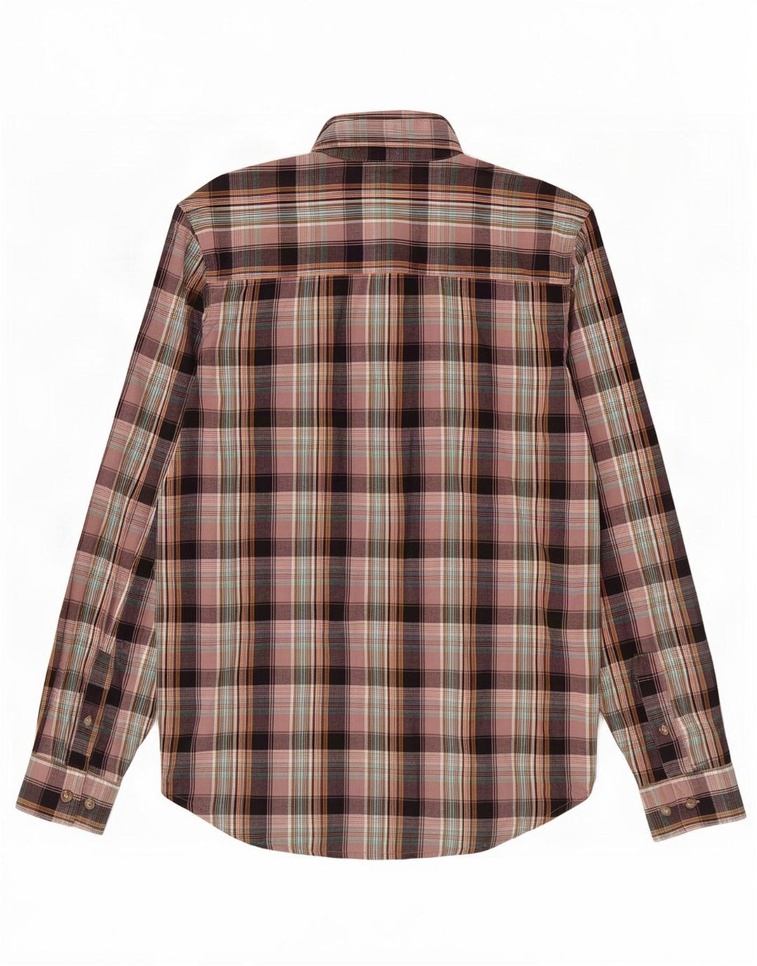 Camicia da uomo Wrangler in cotone scozzese medio multicolore
