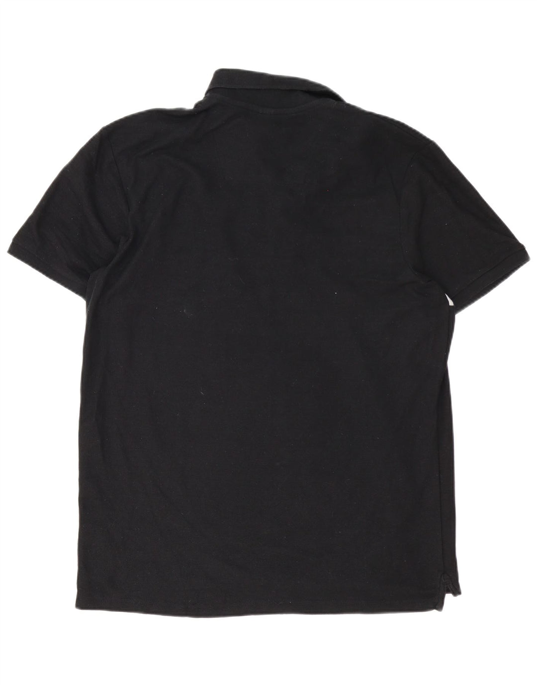 Polo da uomo Nautica grande in cotone color block nero