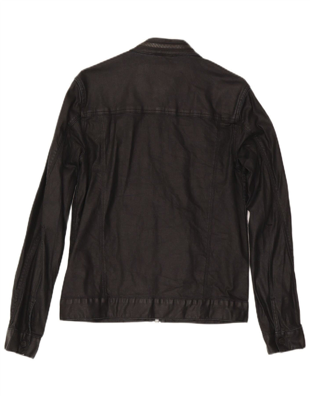 Giacca di jeans da uomo Superdry UK 36 piccola cotone nero