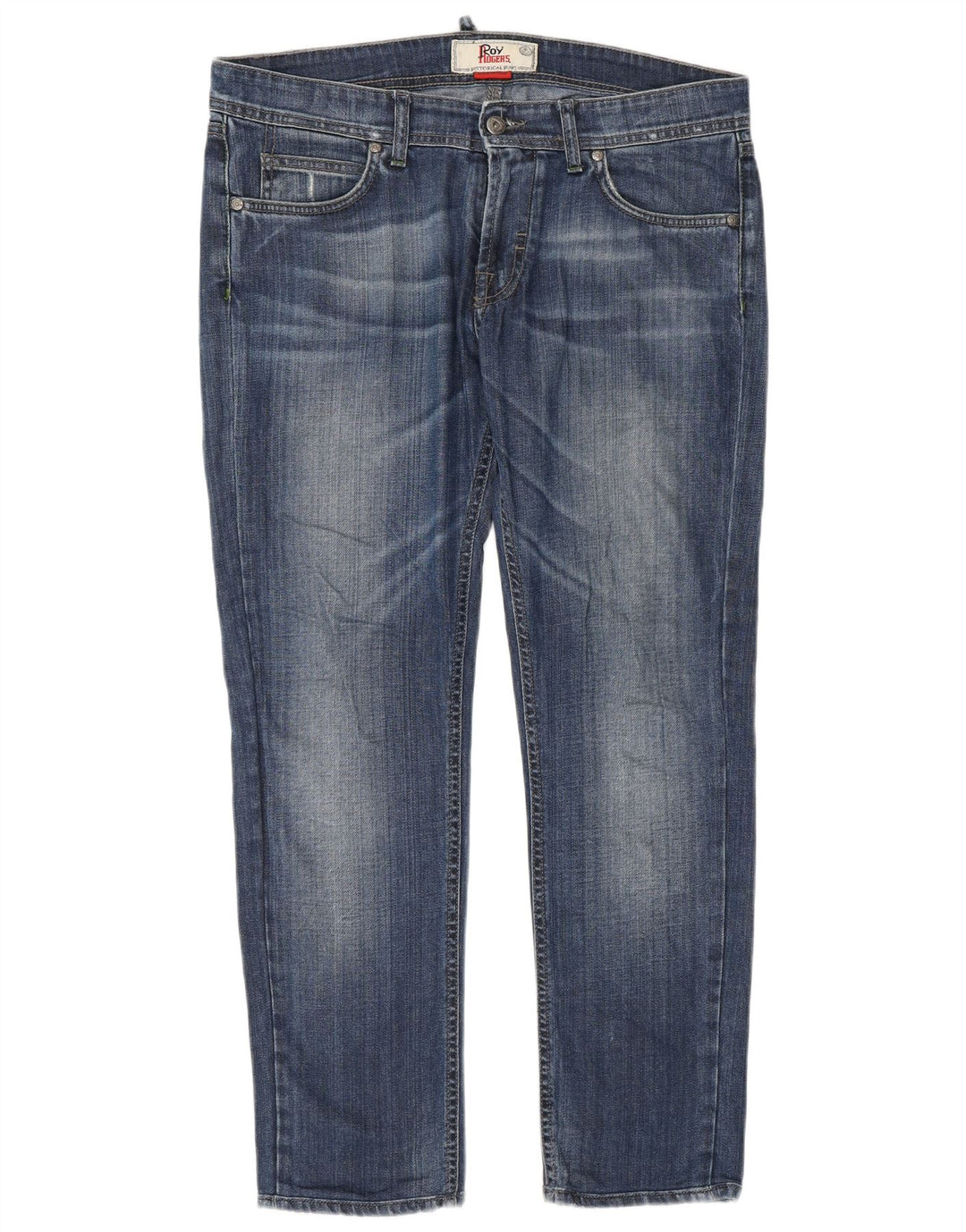 Jeans slim da donna Roy Rogers W32 L28 cotone blu