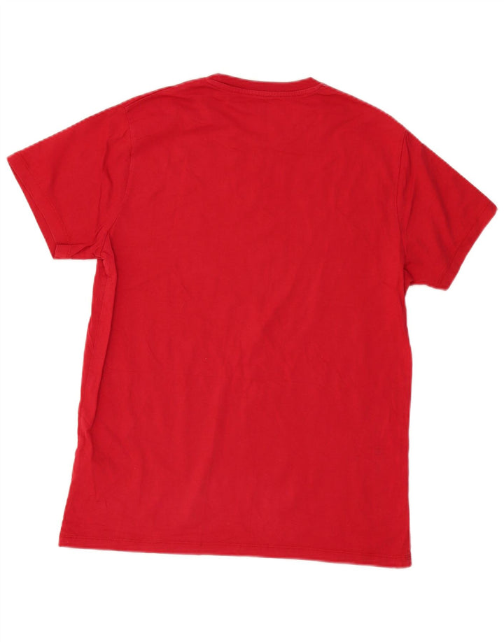 T-shirt grafica da uomo con vestibilità regolare Wrangler, grande, in cotone rosso