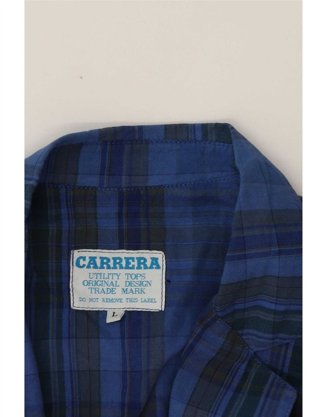 Giacca blazer da uomo a 2 bottoni Carrera UK 40 grande quadri blu