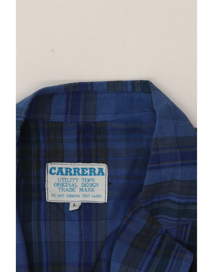 Giacca blazer da uomo a 2 bottoni Carrera UK 40 grande quadri blu