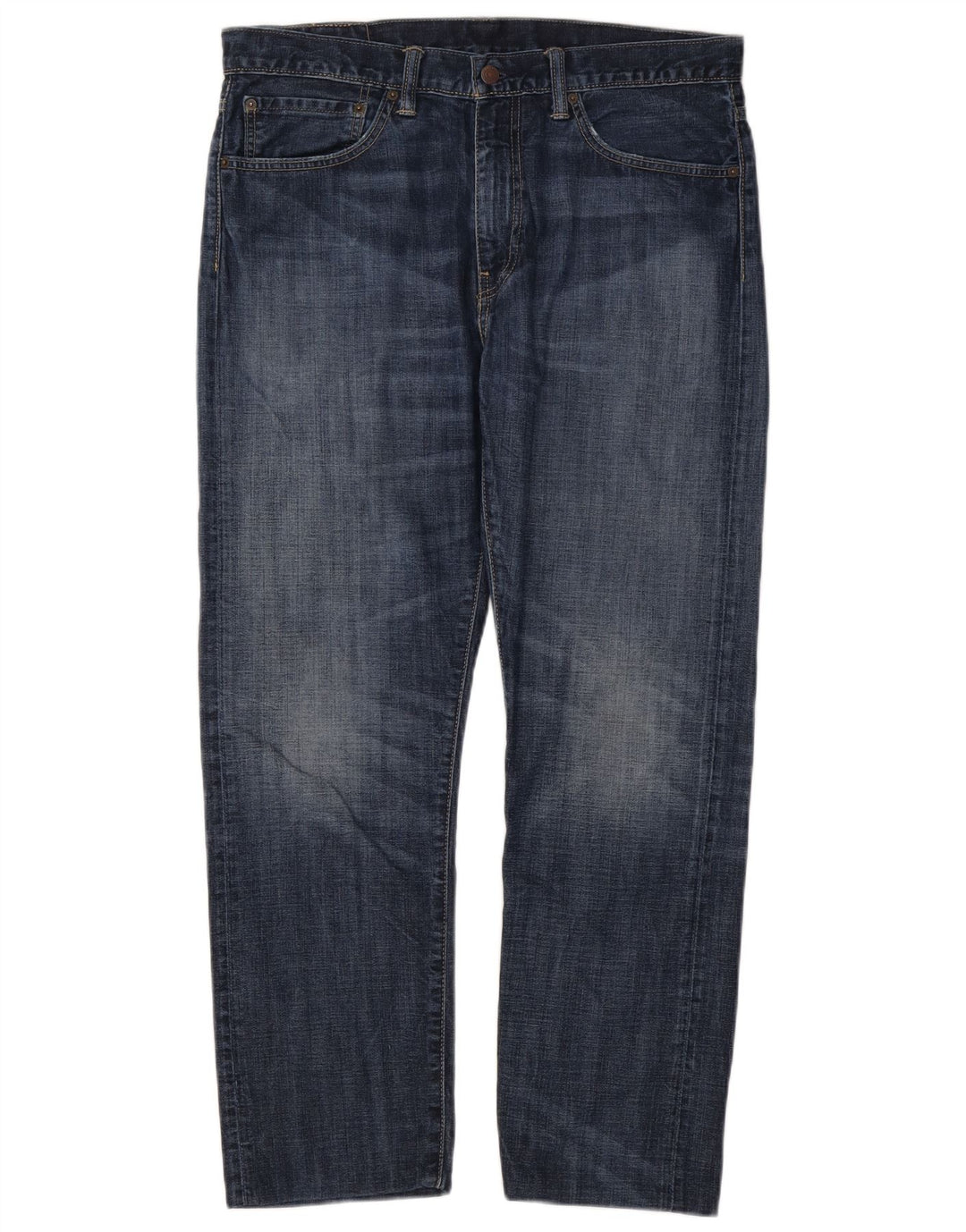 Levi's Uomo 508 Regular Tapered Jeans W34 L30 Cotone Blu