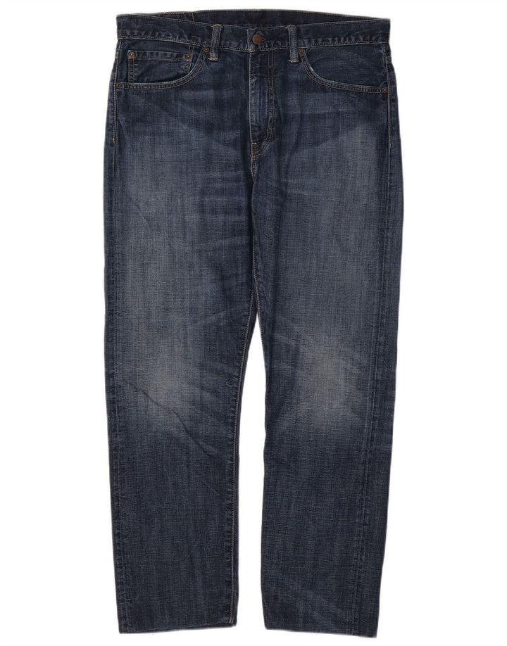 Levi's Uomo 508 Regular Tapered Jeans W34 L30 Cotone Blu