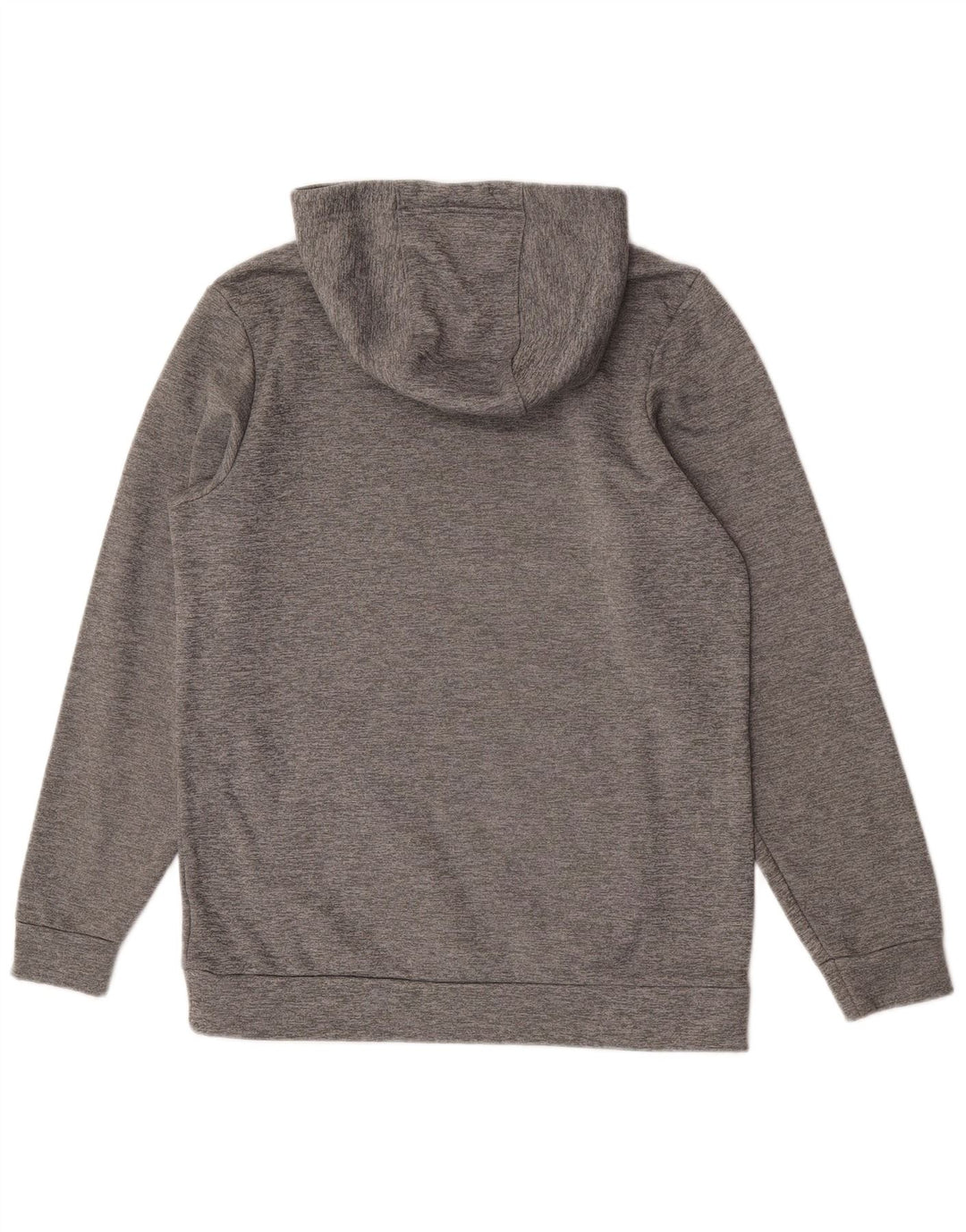 Felpa con cappuccio Nike Therma-Fit da uomo, piccola, in poliestere chiazzato grigio