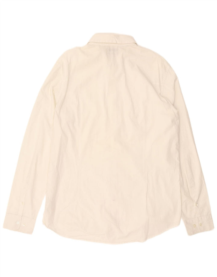 Camicia da uomo Calvin Klein Jeans XL in cotone bianco