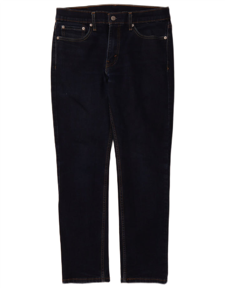 Levi's Uomo 511 Slim Jeans W32 L30 Blu Navy Cotone