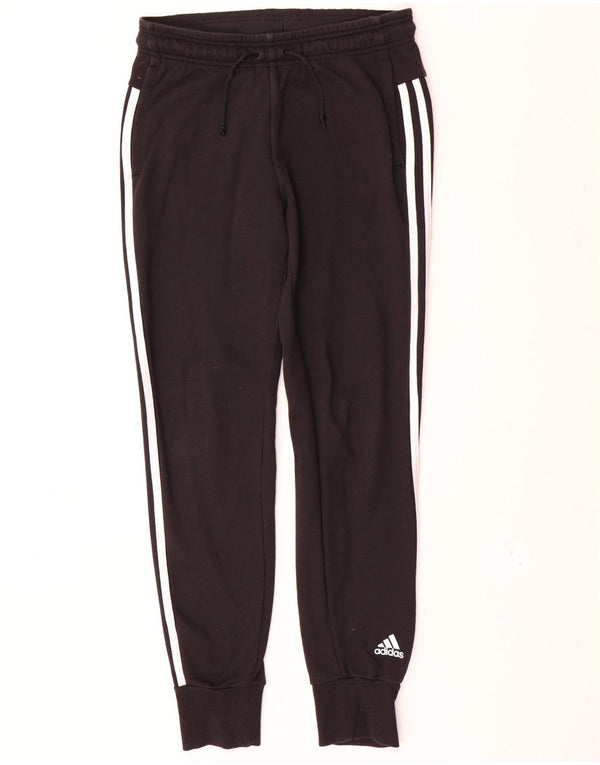 Pantaloni da tuta da donna Adidas Joggers UK 8/10 Small Black Cotton