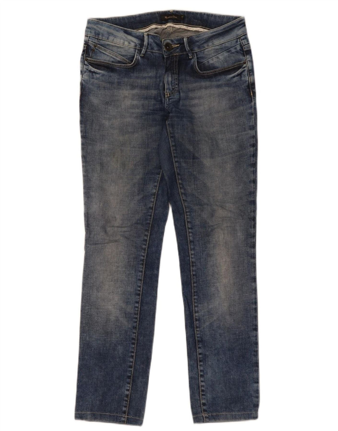 Jeans slim da donna Massimo Dutti W28 L29 cotone blu