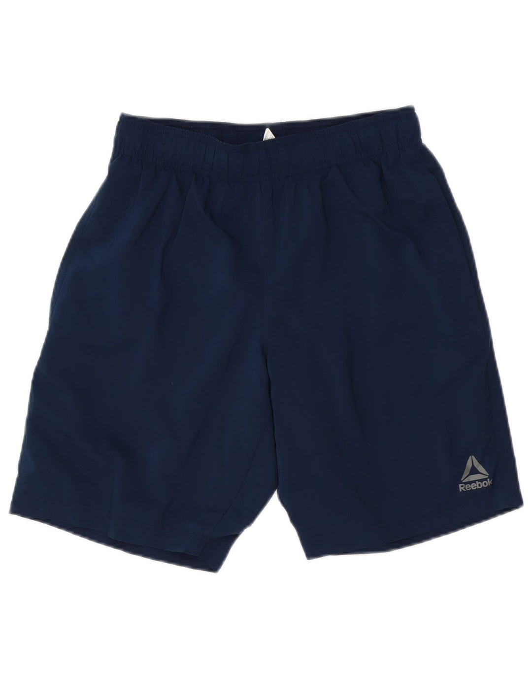 Pantaloncini sportivi Reebok da uomo piccoli in poliestere blu navy