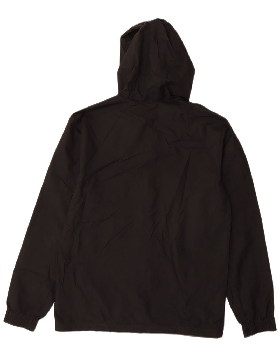 Giacca antipioggia da uomo Adidas con cappuccio UK 36 Small Nero Poliestere