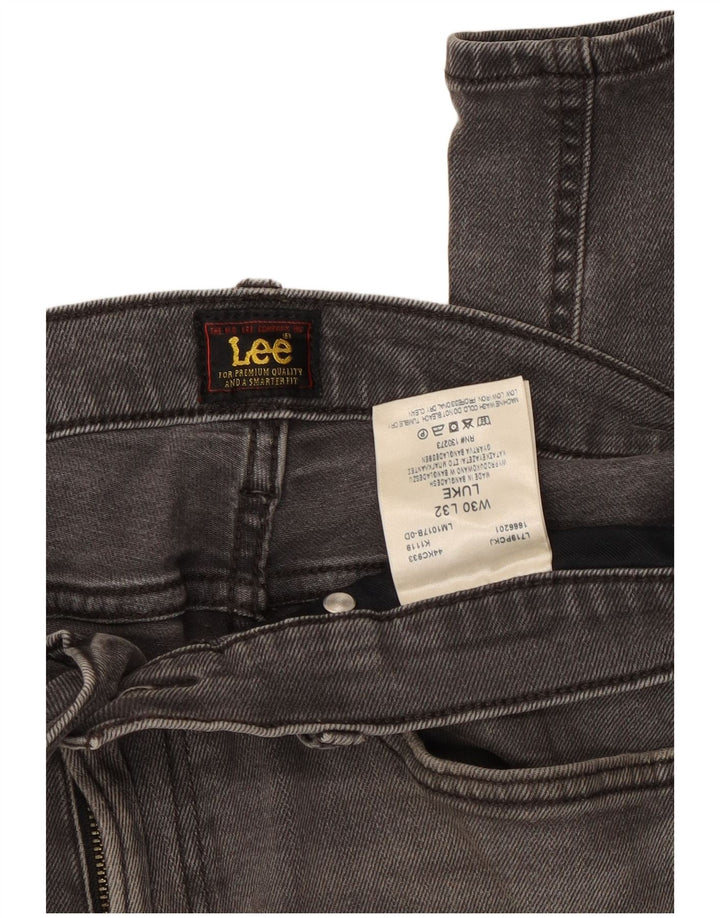Jeans Lee Luke Slim da uomo W30 L32 in cotone grigio