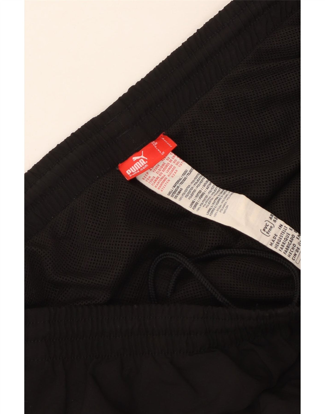 Pantaloni da tuta da uomo Puma S.C. Trestina Joggers grandi neri in poliestere