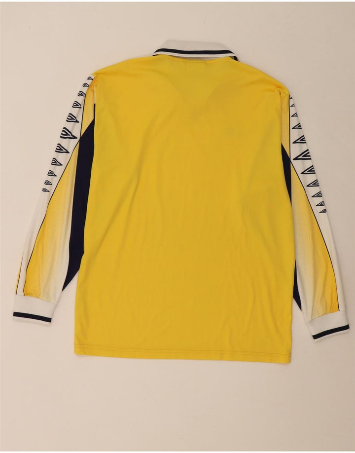 Umbro Set da 2 pezzi grafici da uomo XL in poliestere color block giallo