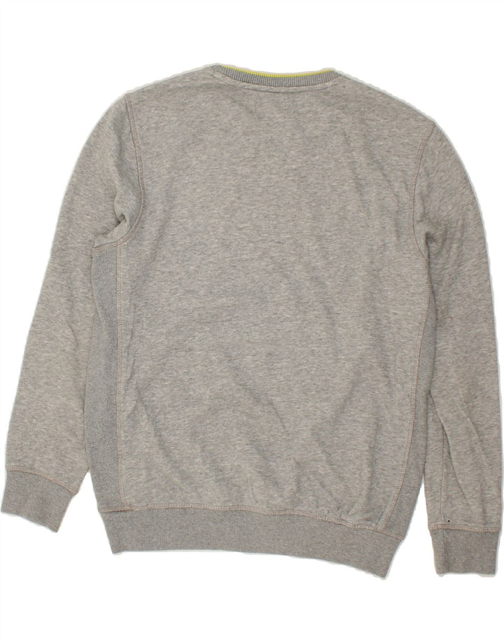 HURLEY Mens Graphic Sweatshirt Jumper Small Grey Cotton Vintage Hurley and Second-Hand Hurley from Messina Hembry 