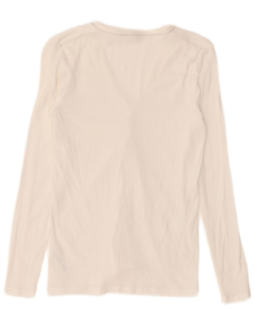 Top cardigan da donna Massimo Dutti UK 8 piccolo cotone bianco