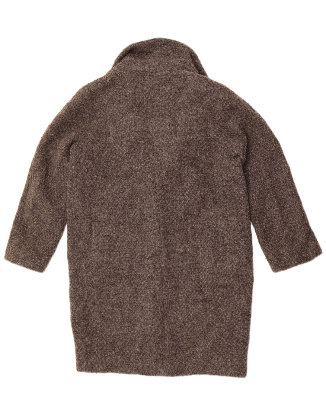 Soprabito oversize da donna Massimo Dutti UK 10 piccolo in lana grigia