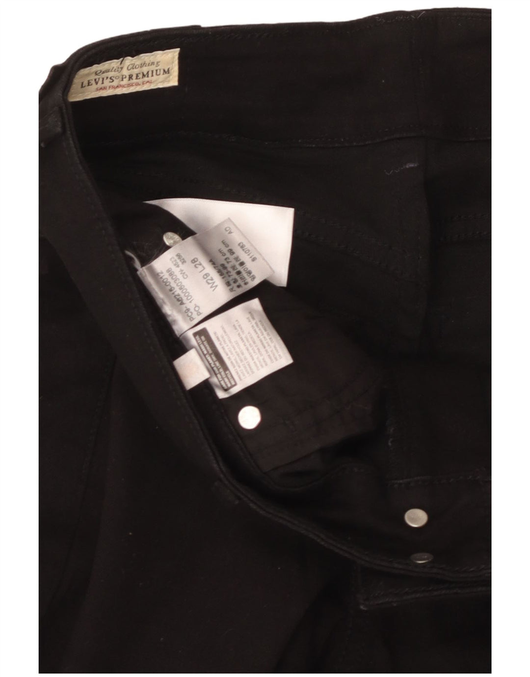 Jeans slim da donna Levi's W29 L28 neri