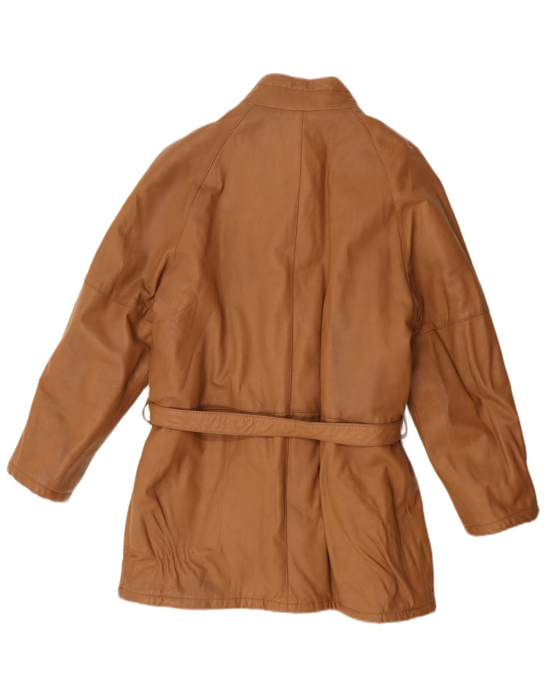 Giacca in pelle vintage da uomo IT 50 grande in pelle marrone