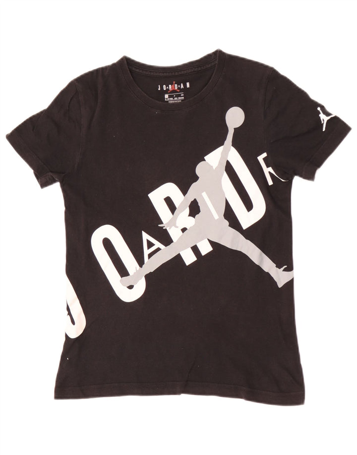 T-shirt grafica Jordan da ragazzo, 8-9 anni, piccola, nera