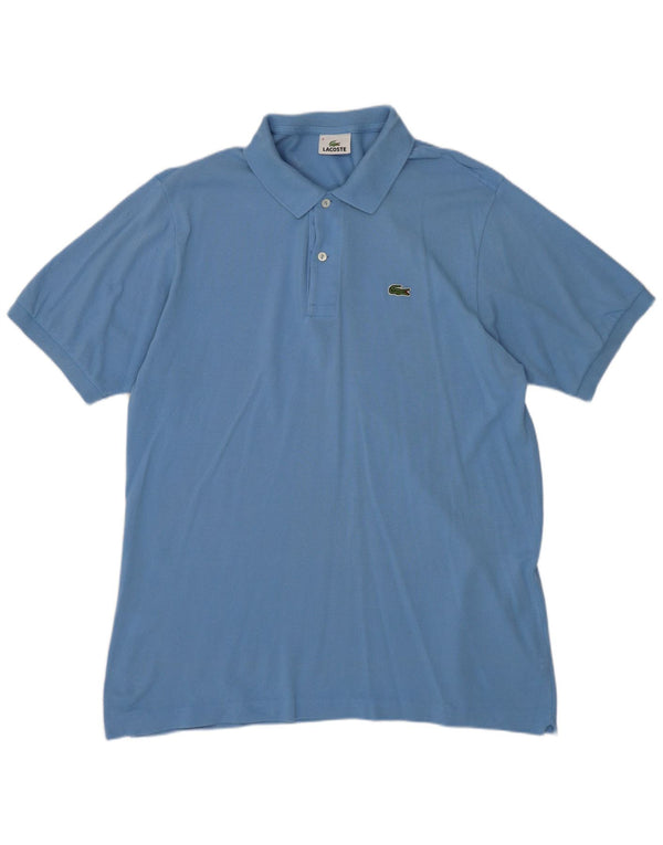 Polo da uomo LACOSTE taglia 6 XL in cotone blu