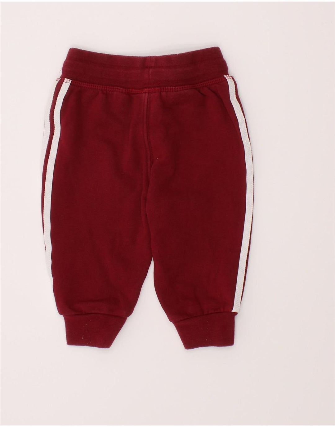 Pantaloni da tuta grafica Adidas da bambina 3-6 mesi in cotone bordeaux