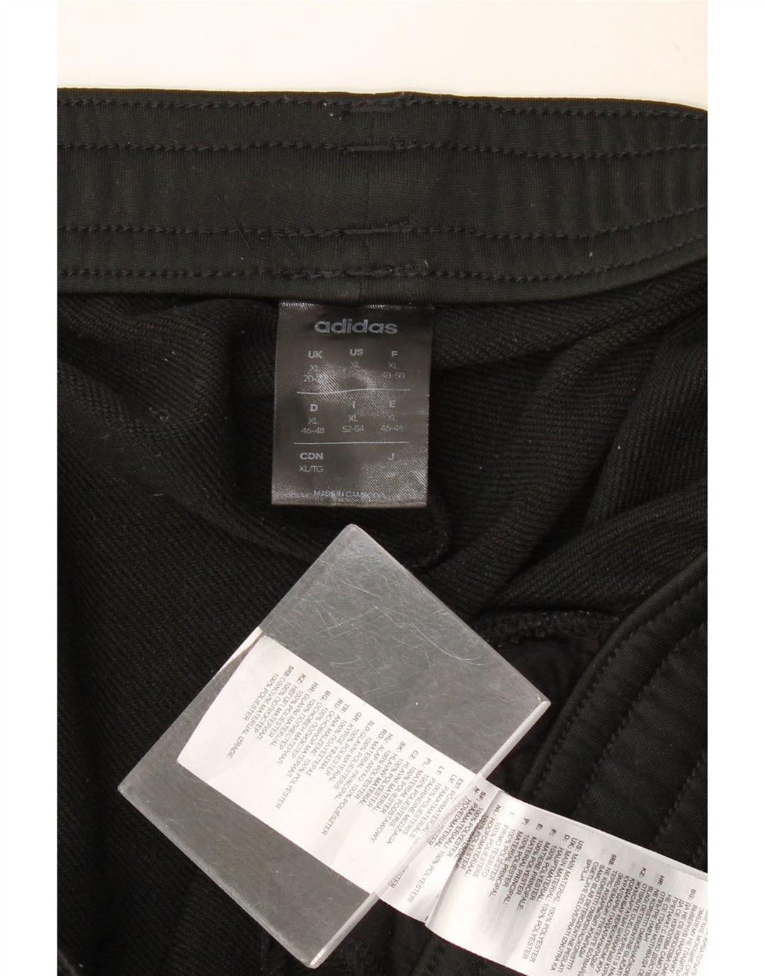 Pantaloni da tuta da donna ADIDAS Joggers UK 20/22 XL Poliestere nero