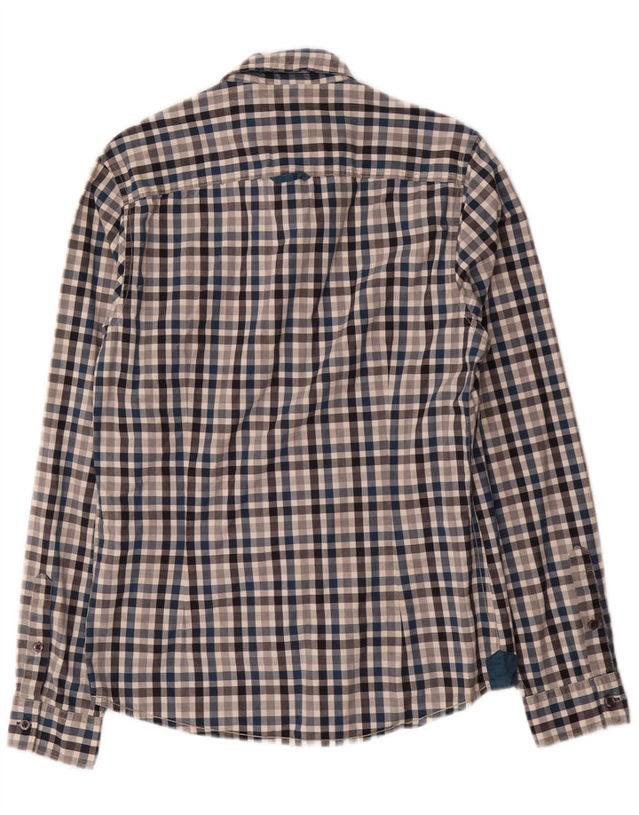 Camicia Guess da uomo slim fit piccola in cotone a quadretti multicolore