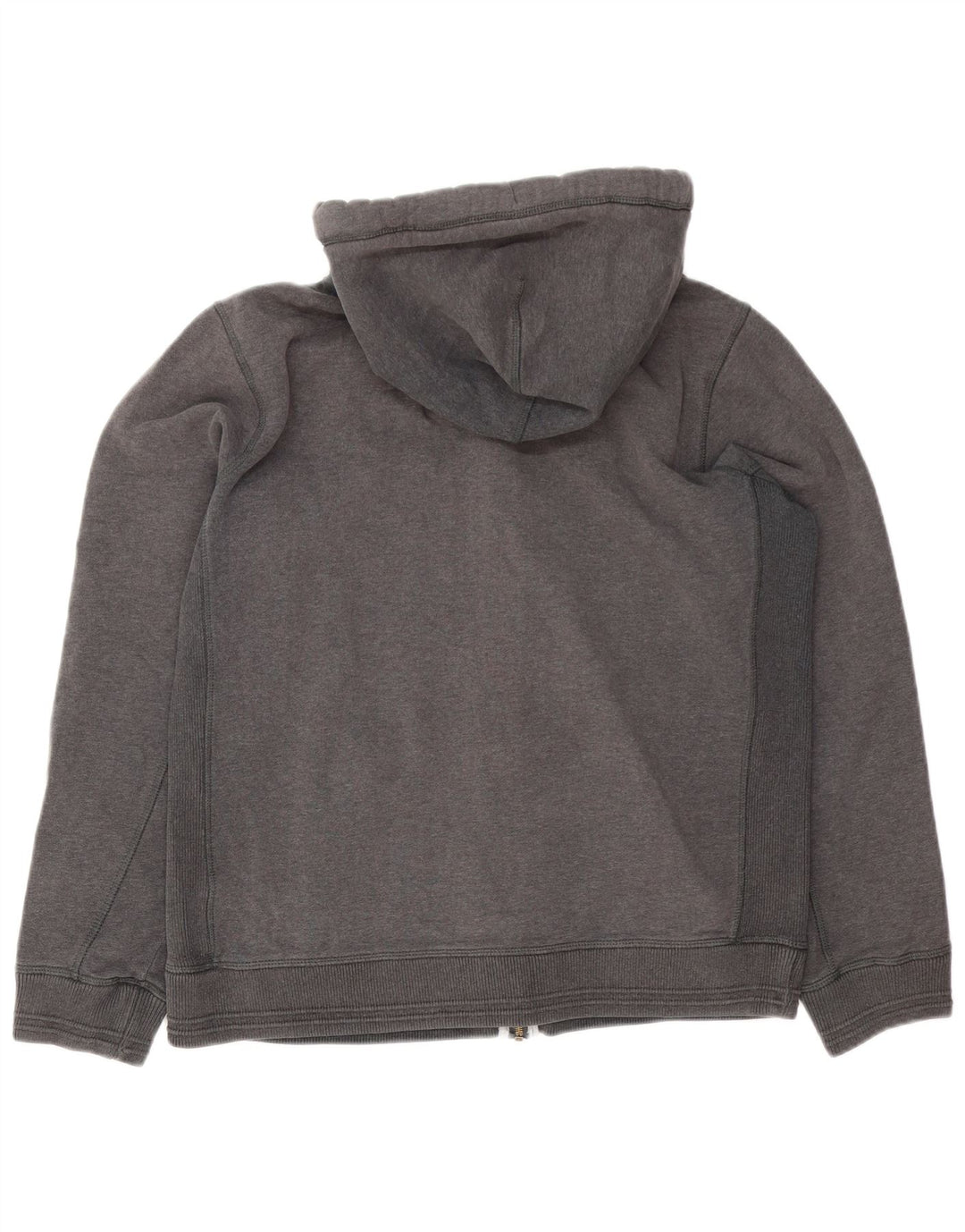 Maglione con cappuccio e zip da uomo Fat Face grande in cotone grigio