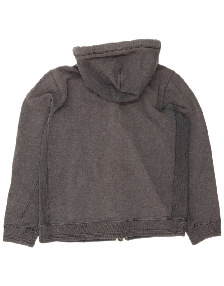 Maglione con cappuccio e zip da uomo Fat Face grande in cotone grigio