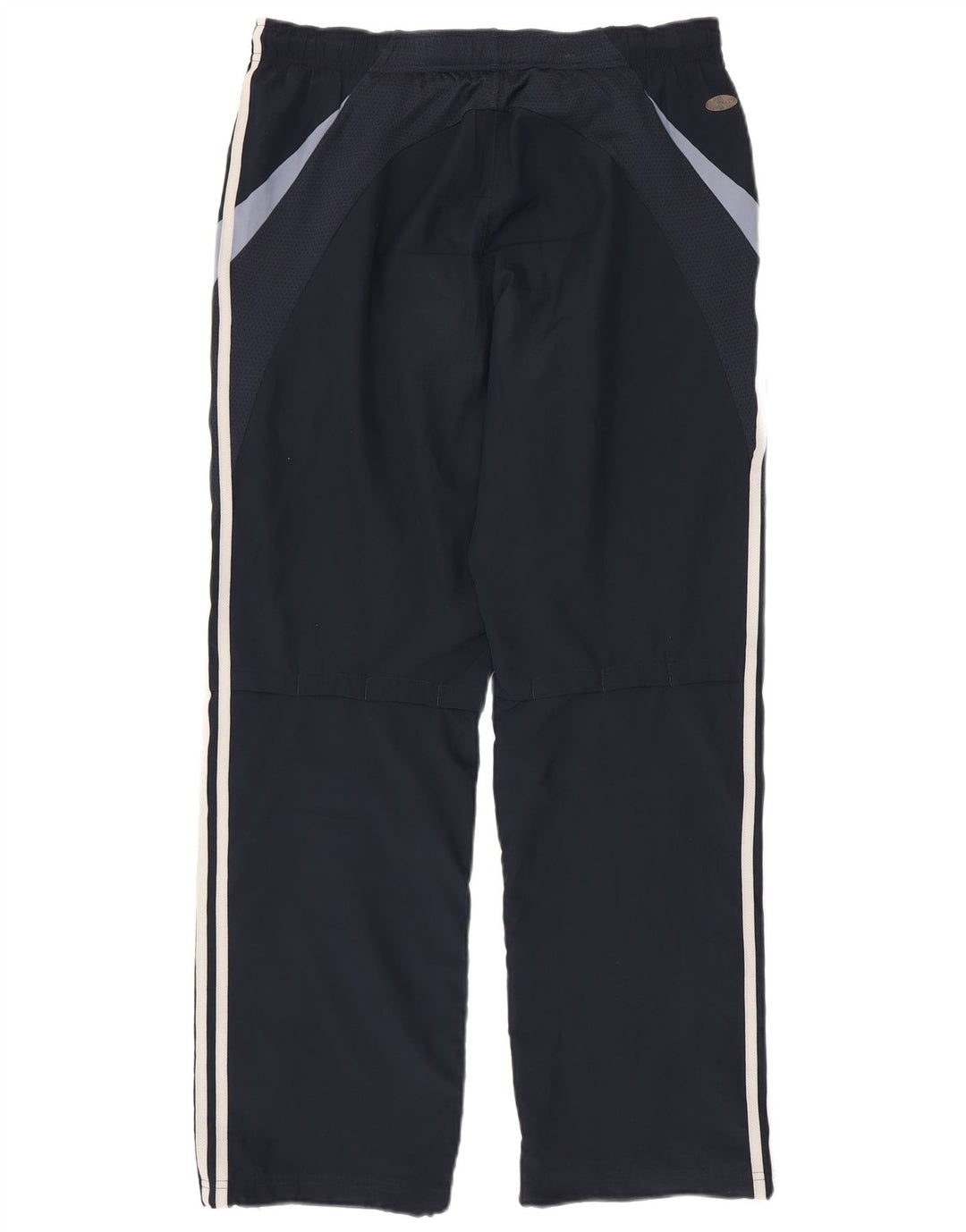 Pantaloni da tuta da uomo Adidas medi in poliestere blu navy