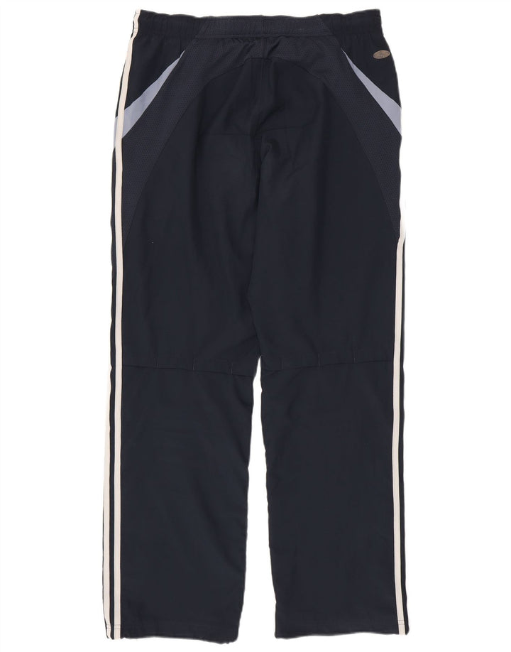 Pantaloni da tuta da uomo Adidas medi in poliestere blu navy