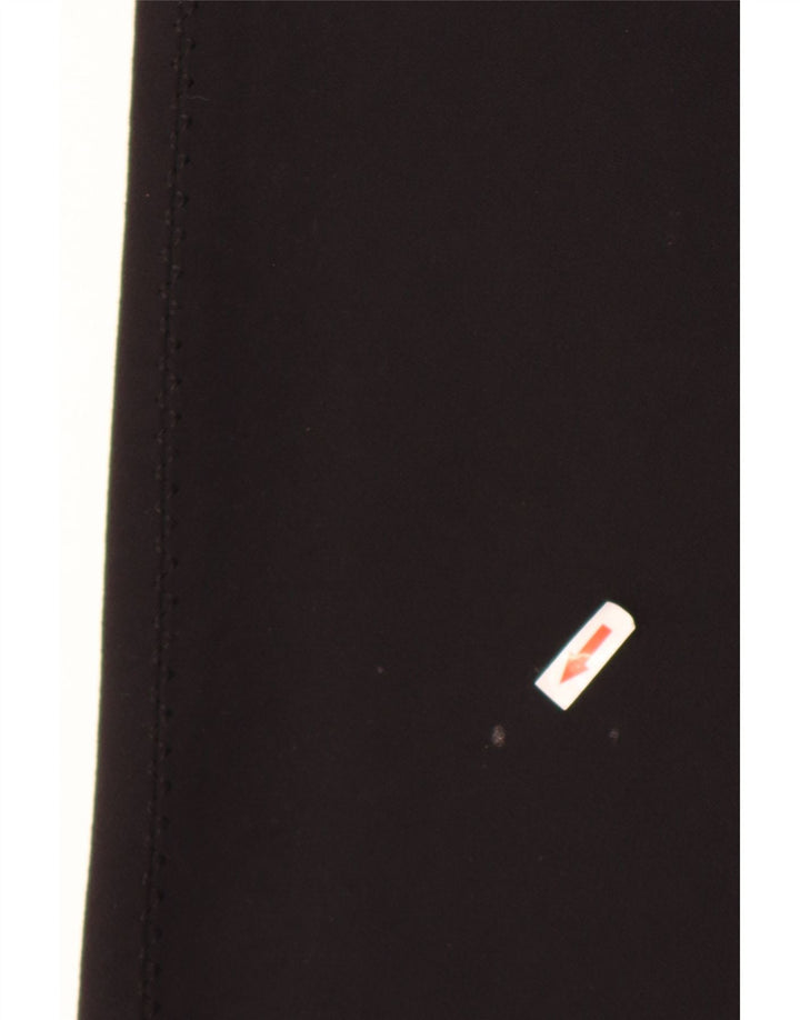 Gonna lunga da donna Marks & Spencer UK 10 piccola W26 poliestere nero