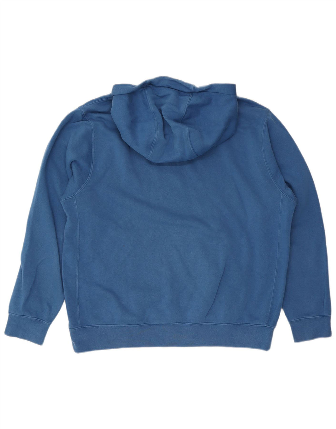 Felpa con cappuccio da uomo Nike Large in cotone blu