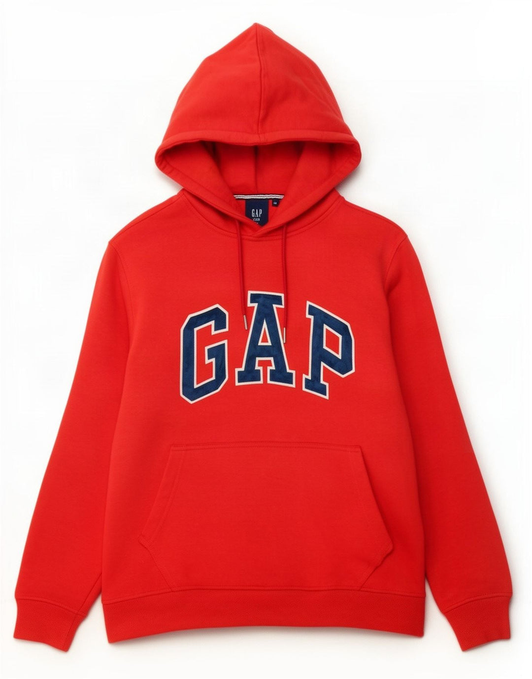 Maglione con cappuccio grafico da uomo Gap rosso medio
