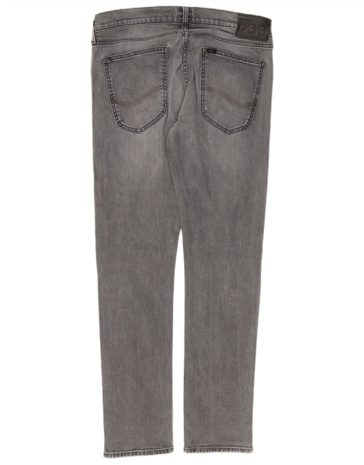 Jeans LEE Luke Slim da uomo W32 L30 in cotone grigio