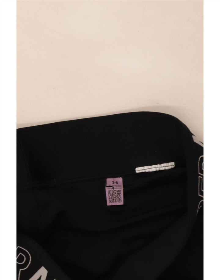 Leggings Capri con grafica da donna Under Armour UK 8 Small Nero