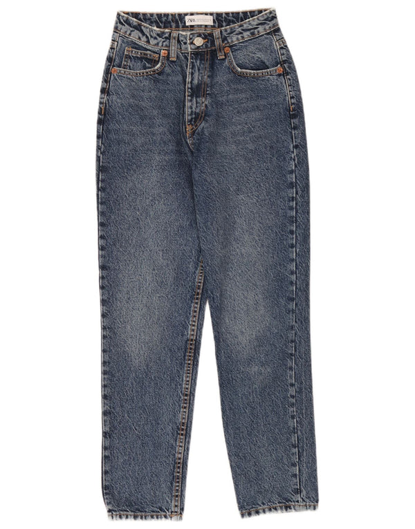 Jeans affusolati da donna Zara EU 34 2XS W24 L28 Cotone blu