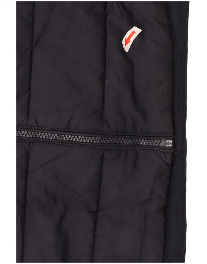 Gilet imbottito oversize da donna Joules UK 10 piccolo poliestere blu navy
