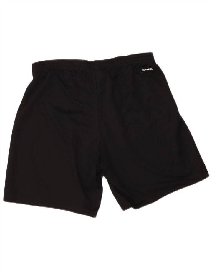 Pantaloncini sportivi Adidas Climalite da uomo medio poliestere nero
