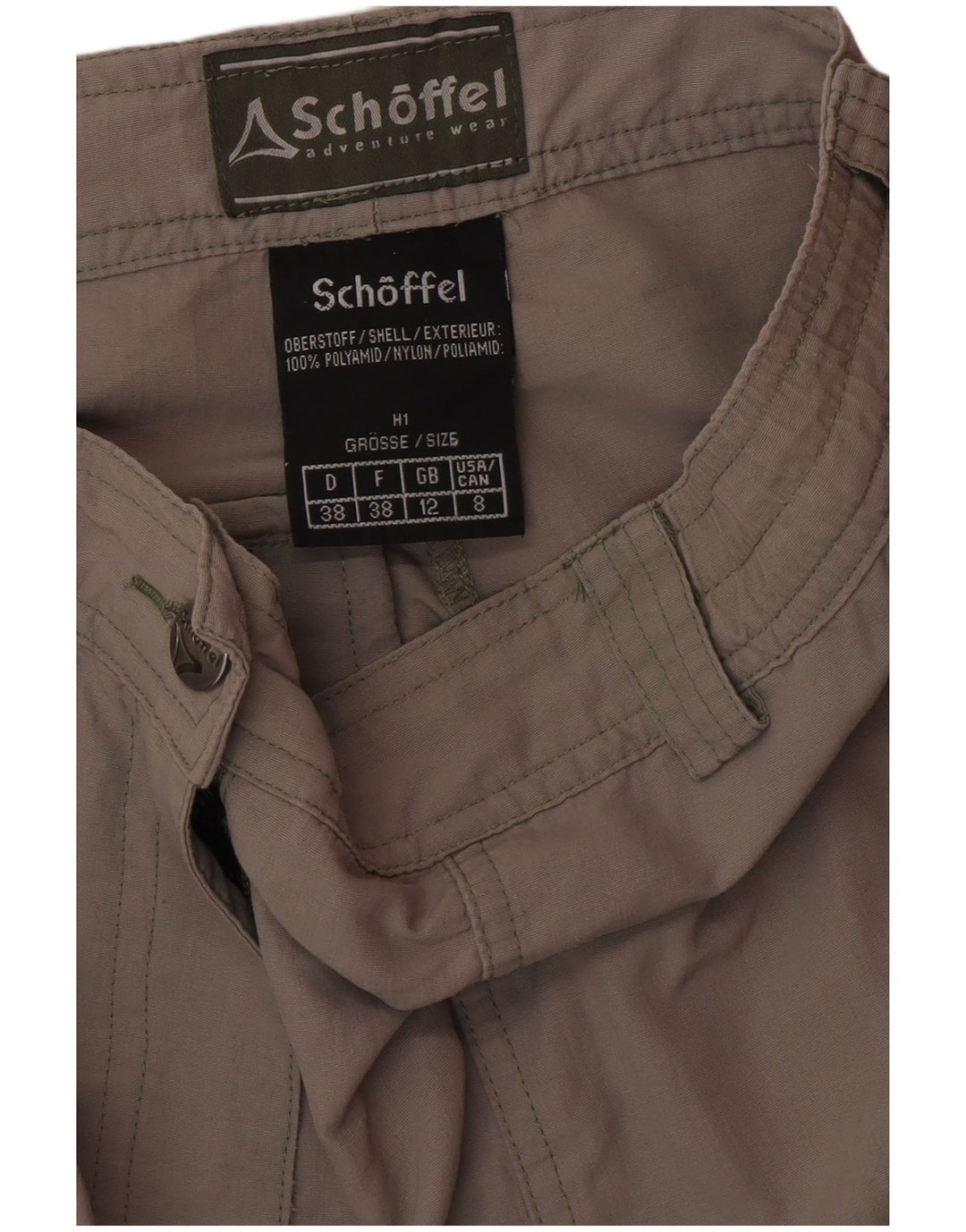 Pantaloni casual affusolati da donna SCHOFFEL UK 12 Medium W28 L32 Grigio